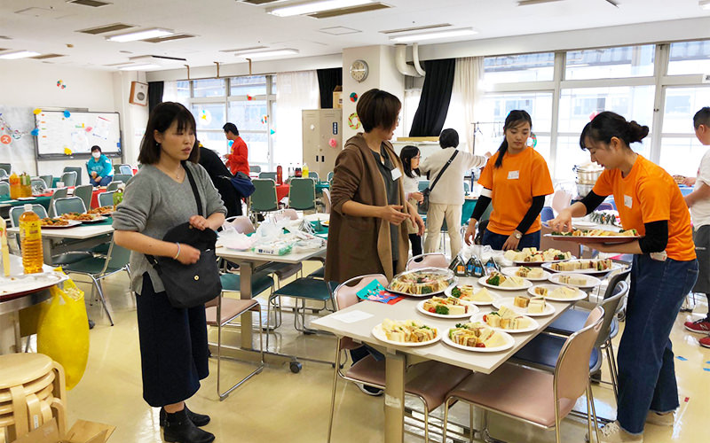 食事の準備